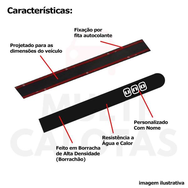 Imagem de Friso Lateral Borrachão Fiat Novo Uno 11 A 21 4 Portas 671A