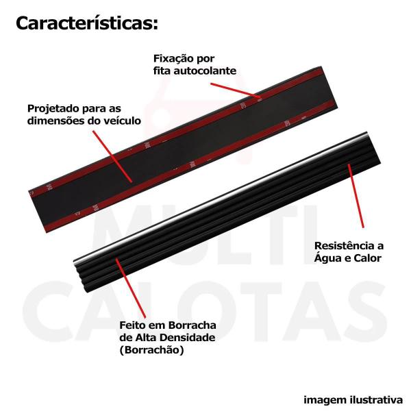 Imagem de Friso Lateral Borrachão Ford F-250 Xlt Todos 2 Portas