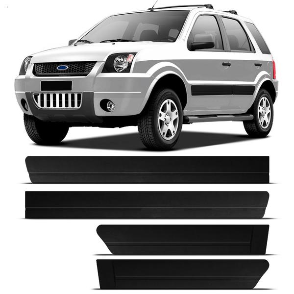 Imagem de Friso Lateral EcoSport FreeStyle Preto 2003 2004 2005 2006 2007 2008 2009