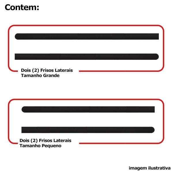Imagem de Friso Lateral Gm Corsa Gl 4 Portas Borrachão Fino 2022A