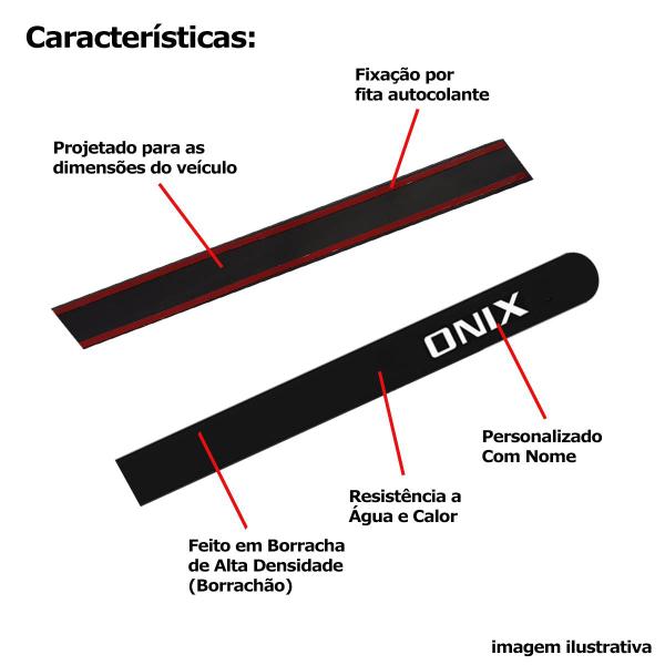 Imagem de Friso Lateral Gm Onix 2012 a 2019 Borrachão com Nome 6354a