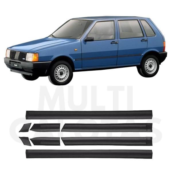 Imagem de Friso Lateral Largo Fiat Uno 85 A 94 4 Portas Mod Original