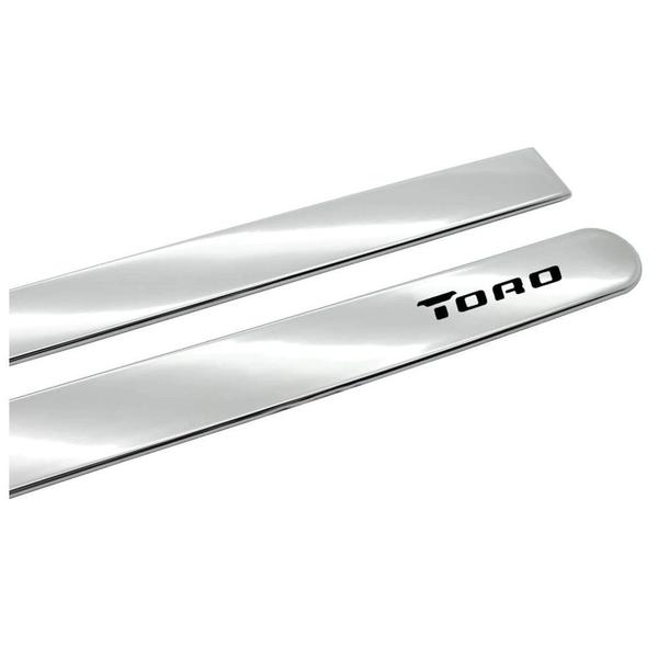 Friso Lateral Largo Toro 2016 a 2023 Kit Cromado Personalizado 4 Portas - SHEKPARTS Imagem de Friso Lateral Largo Toro 2016 a 2023 Kit Cromado Personalizado 4 Portas