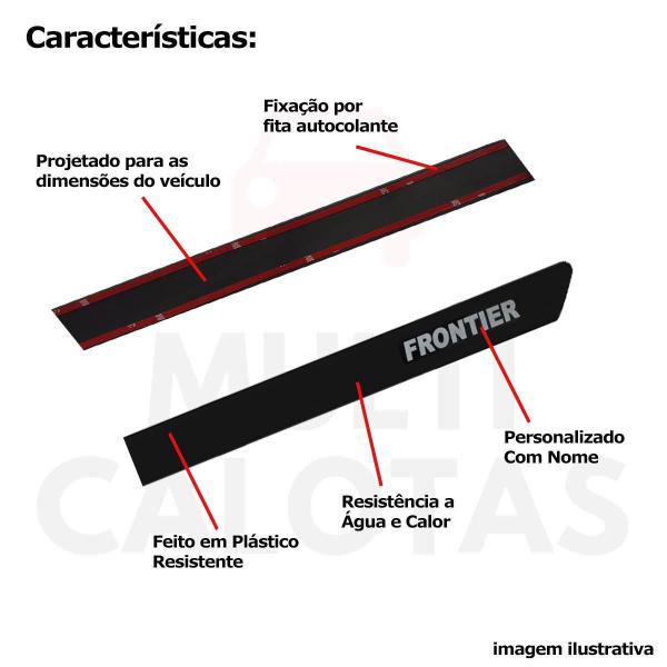 Imagem de Friso Lateral Protetor Frontier 2001 A 2008 Com Nome