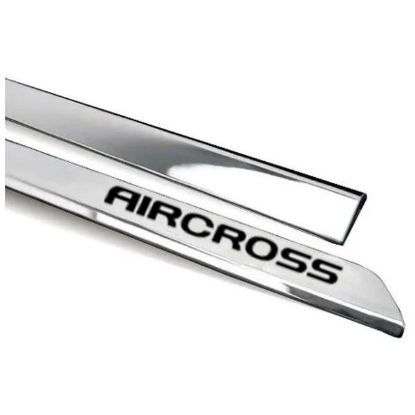 Imagem de Friso Lateral Slim Inferior Aircross 2011 a 2020 Kit Cromado Personalizado 4 Portas