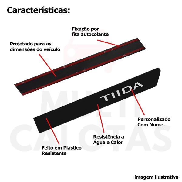 Imagem de Friso Lateral Tiida Hatch 2008 A 2013 Com Nome