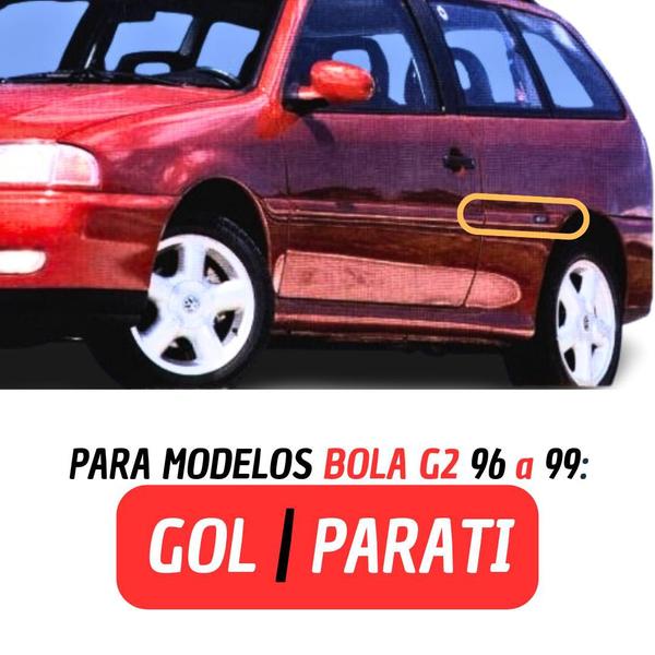 Imagem de Friso Lateral Traseiro Esquerdo Gol Parati GTi GLS GLSi Bola