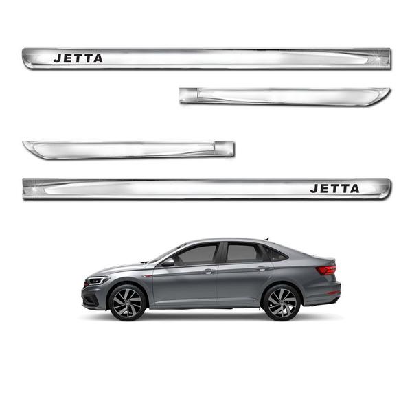 Imagem de Friso Lateral X-Treme Jetta 2011 a 2023 Kit Cromado Personalizado 4 Portas