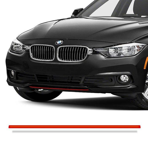 Imagem de Friso Para-choque Dianteiro Bmw 320 14/18 Adesivo Vermelho