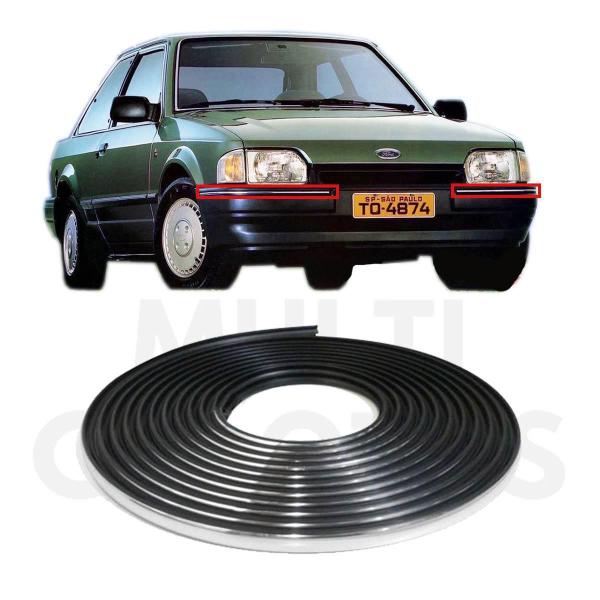 Imagem de Friso Parachoque Ford Escort Gl 1986 1989 1993 1996 7 Metros