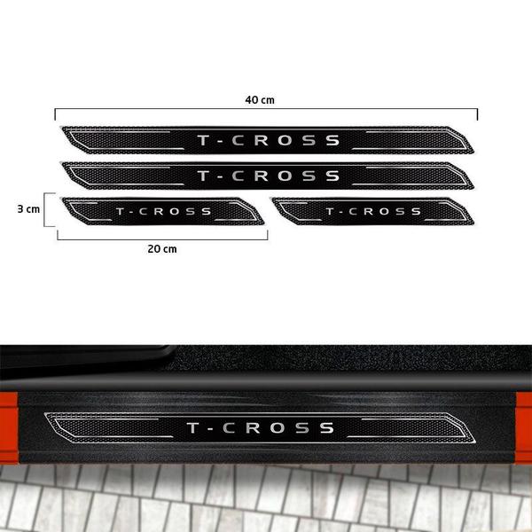 Imagem de Friso Porta-malas T-cross 2019/2020 + Kit Soleira Protetora