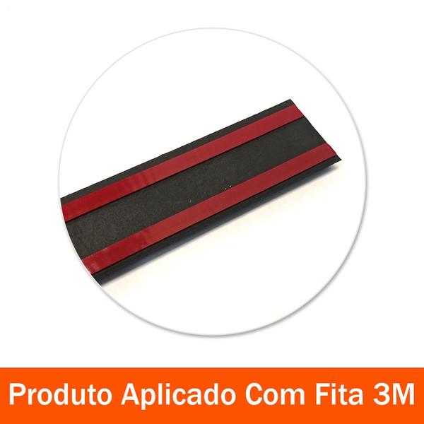 Imagem de Friso Proteção Faixa Lateral Borrachão Modelo Original Fiorino 1995 1996 1997 1998 1999 2000 2001 2002 2003 2004 2005 2006 2007 2008 2009 2010 2011