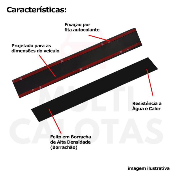 Imagem de Friso Protetor Parachoque Mercedes Classe A 1999 A 2005 5Pcs