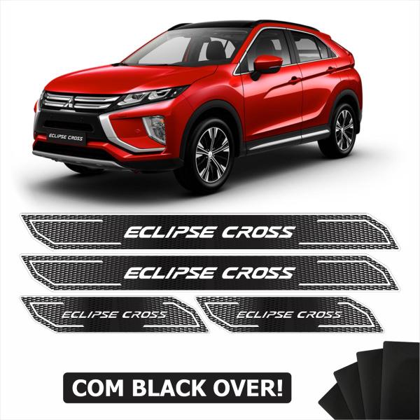 Imagem de Friso Traseiro/protetor De Porta/soleira Eclipse Cross Preto