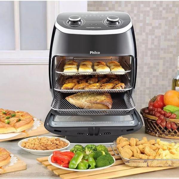 Imagem de Fritadeira Air Fry Philco 11 Litros Oven Preta PFR2000P - 220 Volts