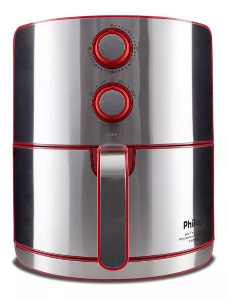 Fritadeira Air Fry Philco Inox Redstone 1500w 4,6l 127v Cor Prata 110v Fritadeira Air Fry Philco Inox Redstone 1500w 4,6l 127v Cor Prata 110v