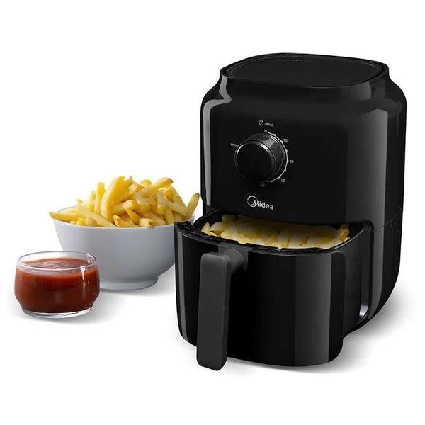 Imagem de Fritadeira Air Fryer 3l Minifry Blackstone Cor Preta Midea Frb30p1 - 127v