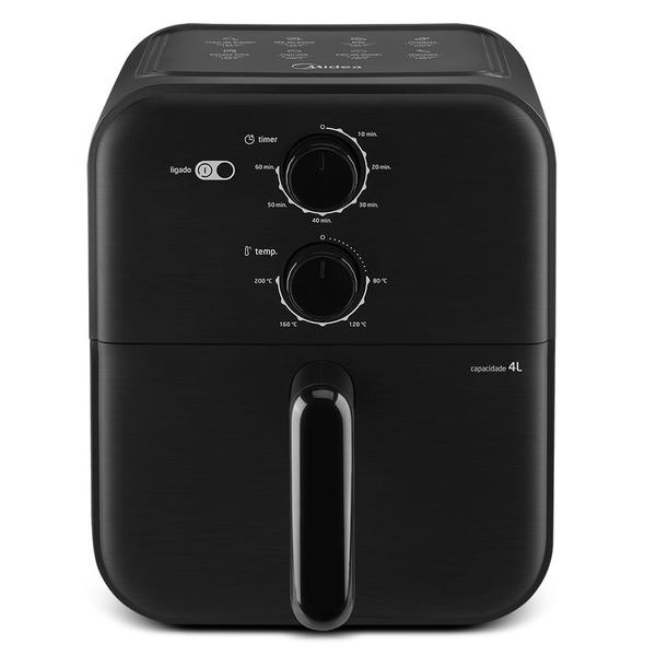 Fritadeira Air fryer 4L BlackStone Preta Midea Fritadeira Air fryer 4L BlackStone Preta Midea