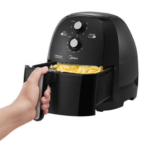 Imagem de Fritadeira Air Fryer 5,3L cor Preta Midea