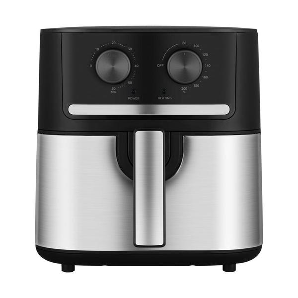 Fritadeira Air Fryer 5,5L Cyclone Preto e Inox Midea Fritadeira Air Fryer 5,5L Cyclone Preto e Inox Midea