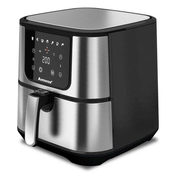 Imagem de Fritadeira Air Fryer Amvox ARF 1255 Inox 7L 127V 1700W