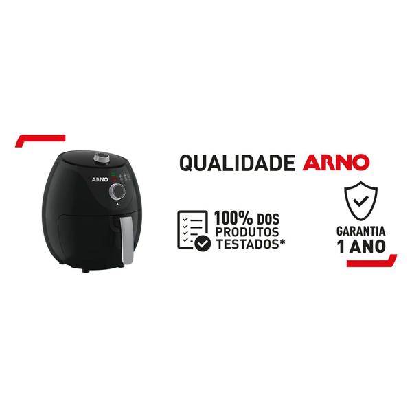 Imagem de Fritadeira Air Fryer Arno EZFP 3,2 Litros Black 127V