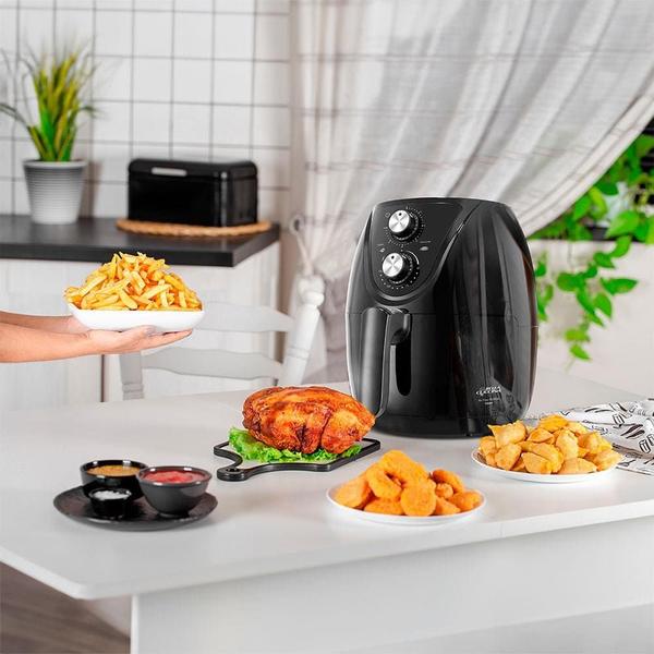 Imagem de Fritadeira Air Fryer Bella Cuccina BCFR06 3,8L - Preta - 220V