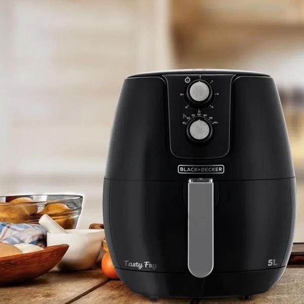 Imagem de Fritadeira Air Fryer Black Decker Controle Temperatura 5l