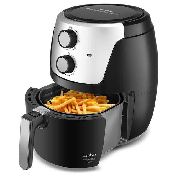 Imagem de Fritadeira Air Fryer Britânia 4,2L 1500W Bfr38 Preto - 127V