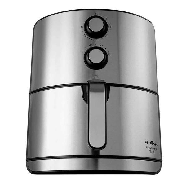 Imagem de Fritadeira Air Fryer Britânia 4,6L 1500W BFR46PI Prata 220V