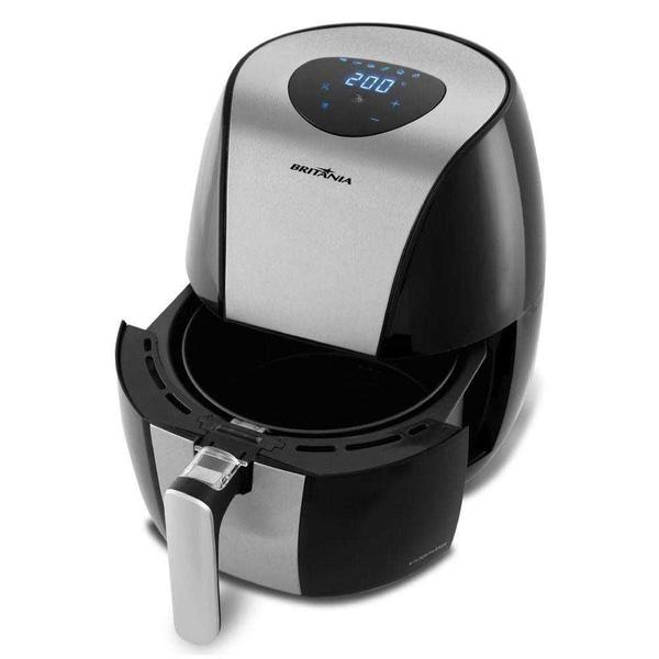 Imagem de Fritadeira Air Fryer Britânia 4L Digital Inox Bfr20Pi - 220V