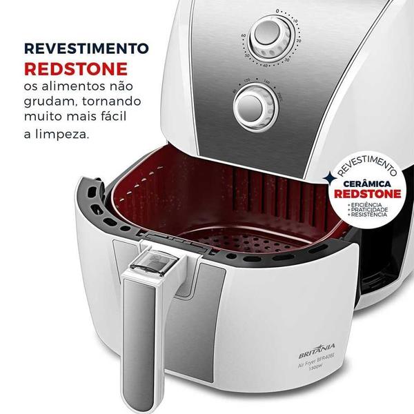 Imagem de Fritadeira Air Fryer Britânia 5L 1500W BFR40BI Branco 127V