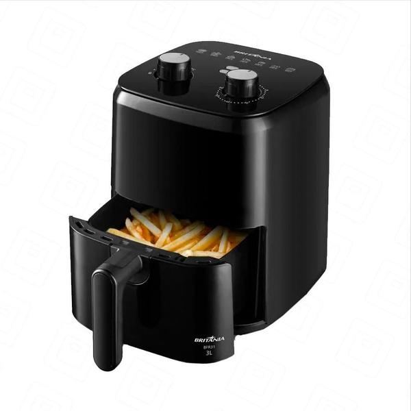 Imagem de Fritadeira Air Fryer Britânia Bfr31 3L 1300W Preto - 220V