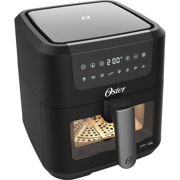 Imagem de Fritadeira air fryer digital clear oster 4,6l com visor transparente 220v