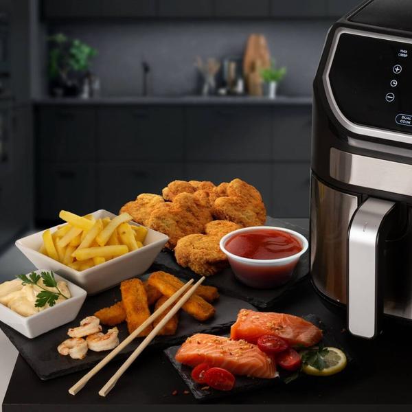 Imagem de Fritadeira Air Fryer Dupla 9 Litros 1700W 127V Ariete Preta