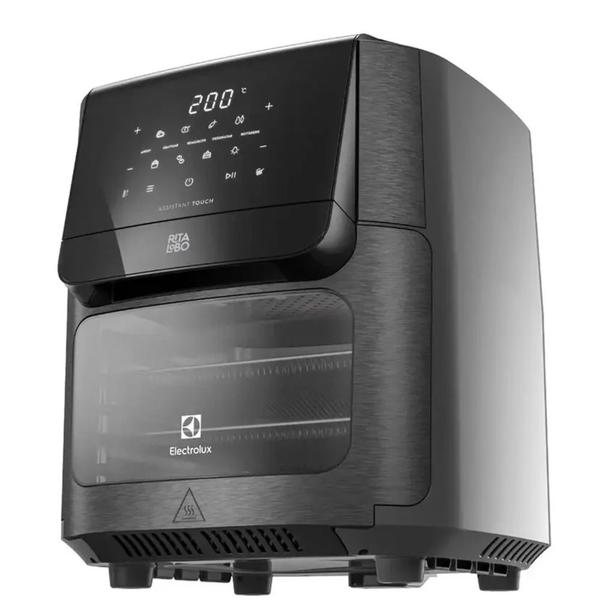 Imagem de Fritadeira AIR FRYER Electrolux OVEN 5 em 1 12L 1700W EAF90 - 5211AABR508  Grafite  220 VOLTS