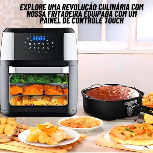 Imagem de Fritadeira Air Fryer Elgin Forno 12 Litros 110V Oven Fry 4 Em 1