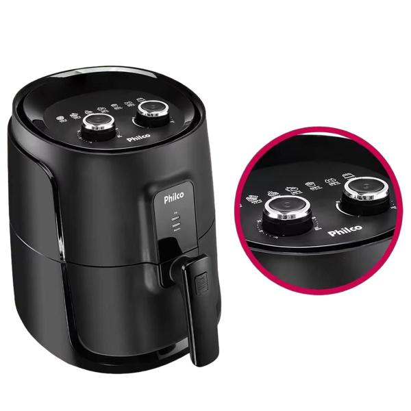 Imagem de Fritadeira Air Fryer Gourmet Black Pfr15pg Philco