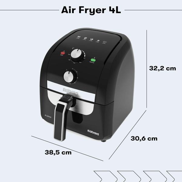 Imagem de Fritadeira Air Fryer Itatiaia 4L 220V - Afita1001