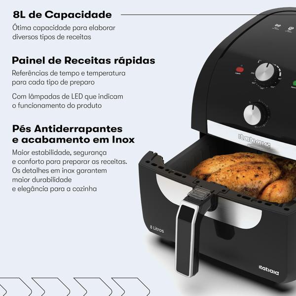 Imagem de Fritadeira Air Fryer Itatiaia 5L 220V