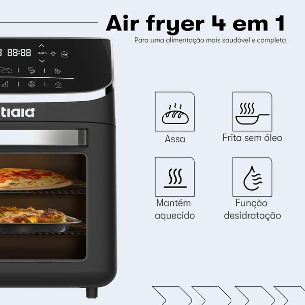 Imagem de Fritadeira Air Fryer Itatiaia Forno 12L 127V