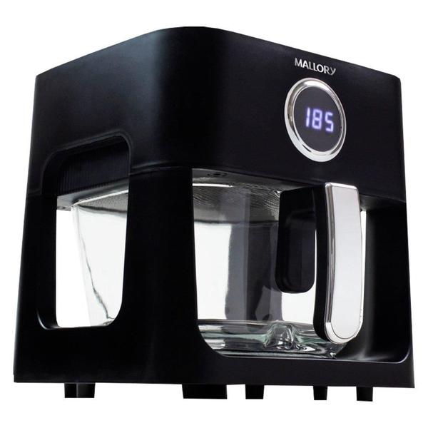 Imagem de Fritadeira Air Fryer Mallory CookGlass Cuba de Vidro 1500W, 4,5 Litros, Preto