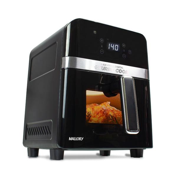 Imagem de Fritadeira Air Fryer Mallory TurboCook 6 Litros Preto 127V