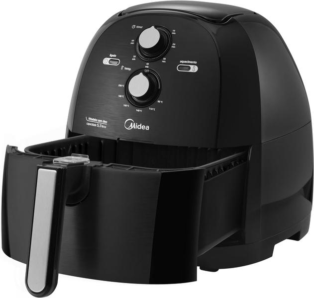 Imagem de Fritadeira Air Fryer Midea 5,3L 127V/60Hz FRB50P1 Preto