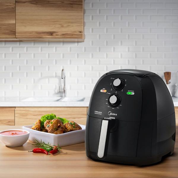 Imagem de Fritadeira Air Fryer Midea Sem Óleo 5,3 Litros 3D RapidAir FRB50P1