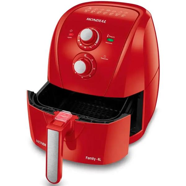 Imagem de Fritadeira AIR FRYER Mondial 1500W 4L AFN-40 - 8904-02  Vermelho  220 VOLTS