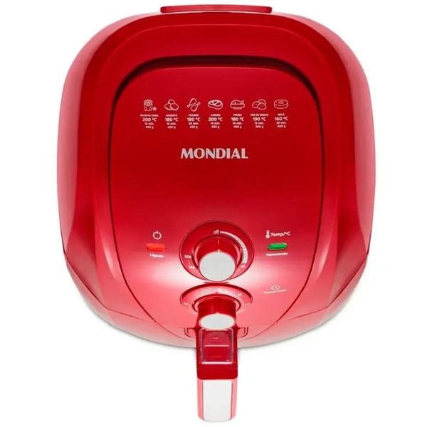 Imagem de Fritadeira AIR FRYER Mondial 1500W 4L AFN-40 - 8904-02  Vermelho  220 VOLTS