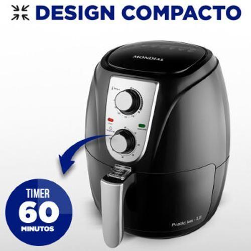 Imagem de Fritadeira Air Fryer Mondial 3,2L 1200W Af-34 - 73034-02