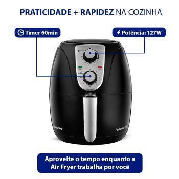 Imagem de Fritadeira Air Fryer Mondial 3,2l 1500w Af-34 - 73034-01