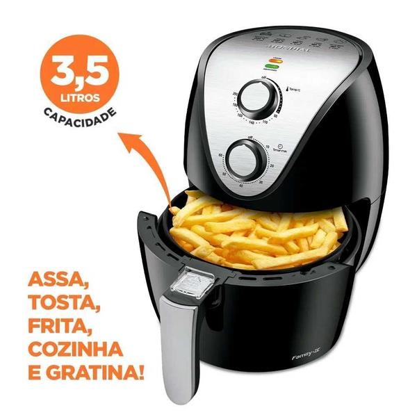 Imagem de Fritadeira Air Fryer Mondial Family 3,5L 1500W Af-30-I 127V